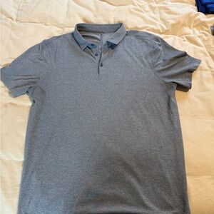 Lululemon blue/grey polo